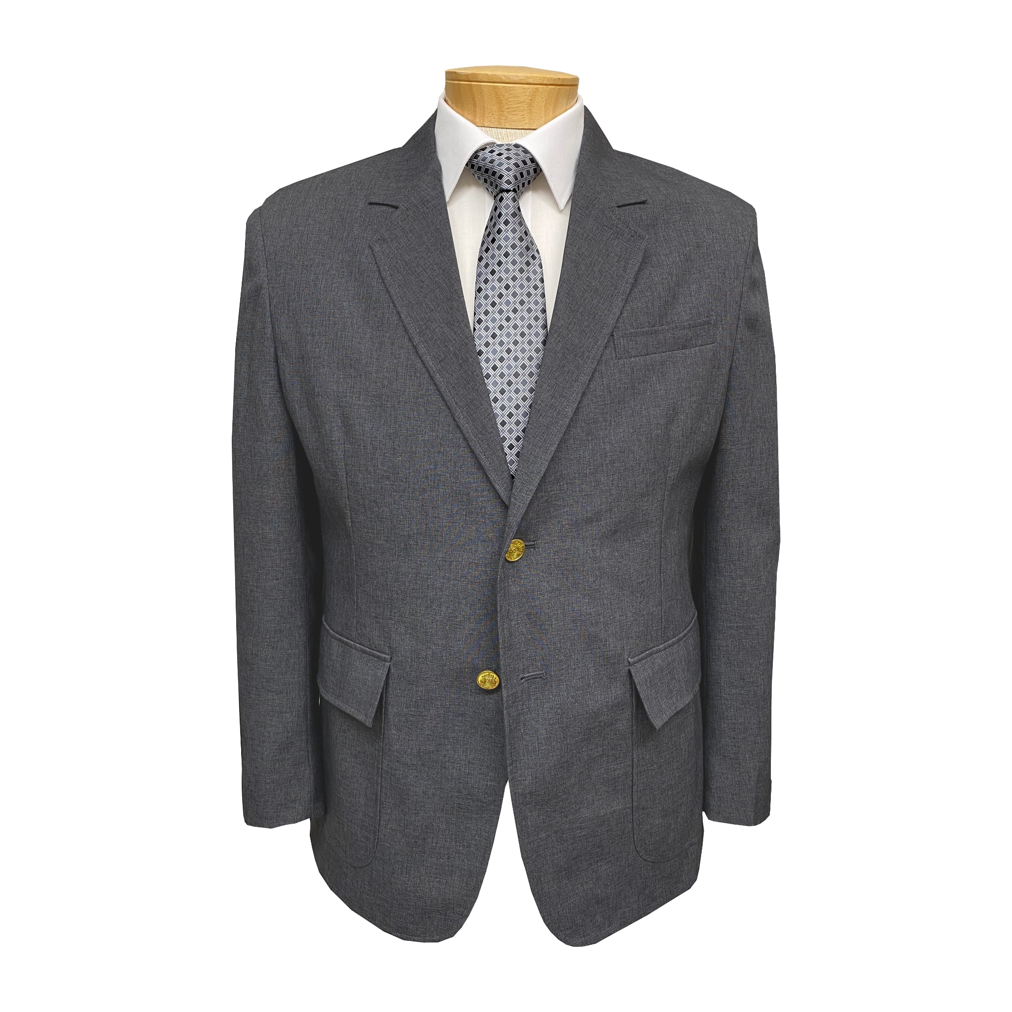 Executive Apparel "Ultralux" Men's Gray Blazer Jacket