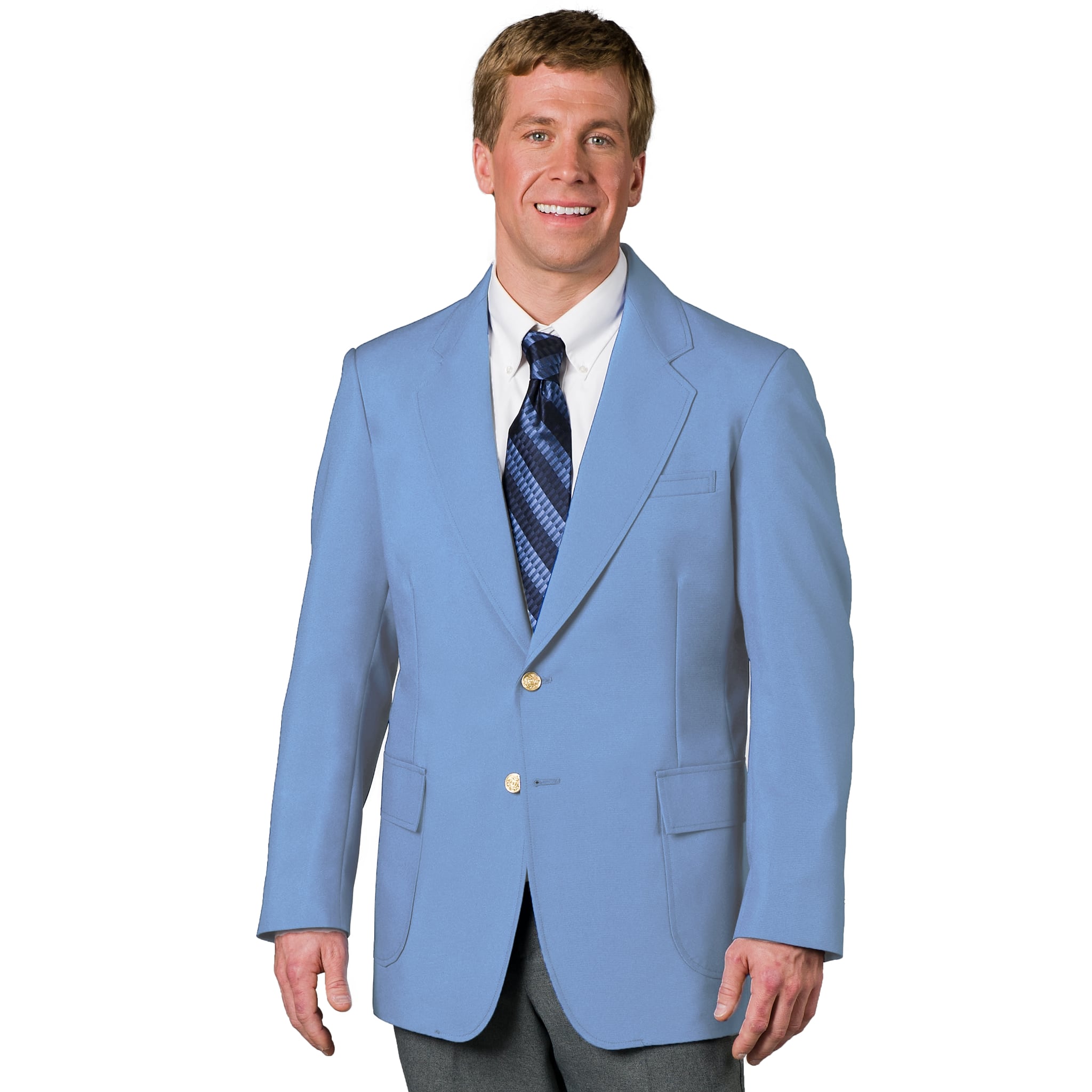 Executive Apparel "Ultralux" Men's Carolina Blue Blazer Jacket