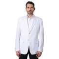 Executive Apparel "Ultralux" Men's White Blazer Jacket
