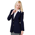 Executive Apparel "Ultralux" Misses Navy Blue Blazer Jacket