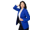 Executive Apparel "Ultralux" Misses Royal Blue Blazer Jacket