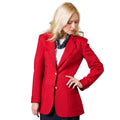 Executive Apparel "Ultralux" Misses Scarlet Red Blazer Jacket