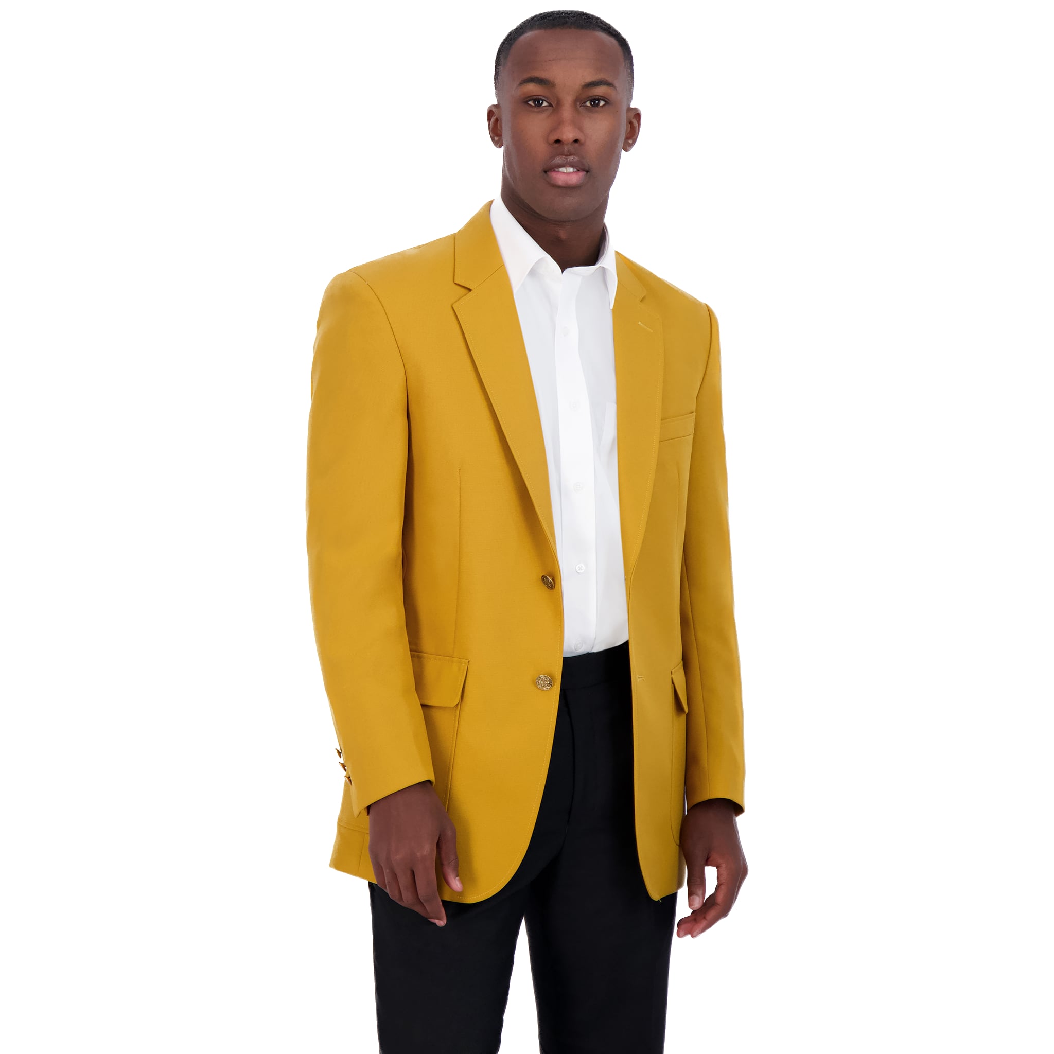 Neil Allyn "Career Basics" Men's Gold Blazer Jacket