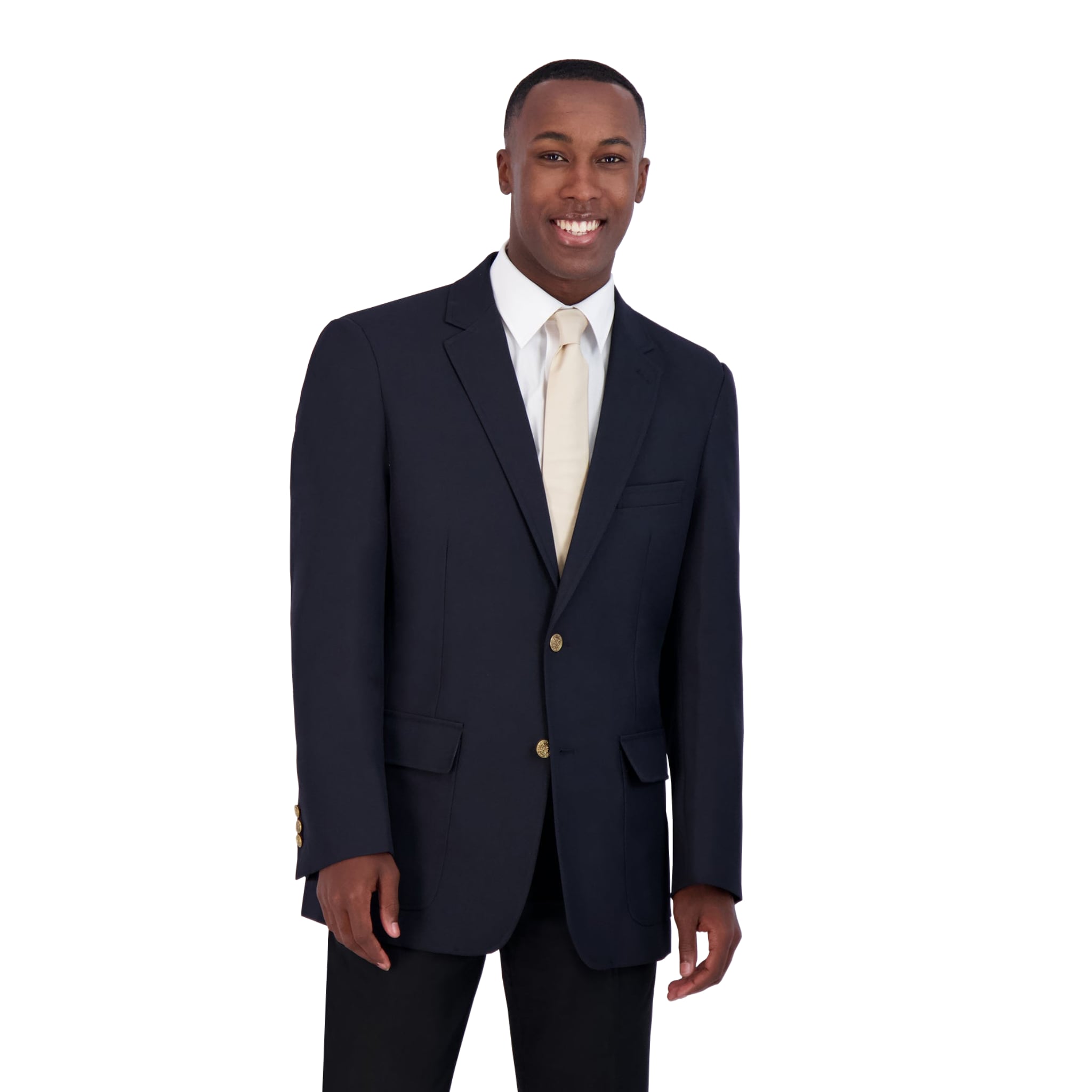 Neil Allyn "Career Basics" Men's Navy Blue Blazer Jacket