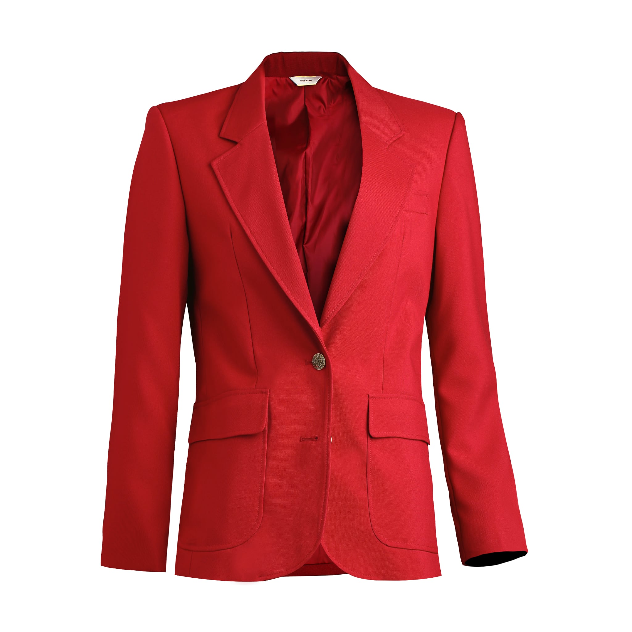 Edwards "Traditional Value" Misses Red Blazer Jacket