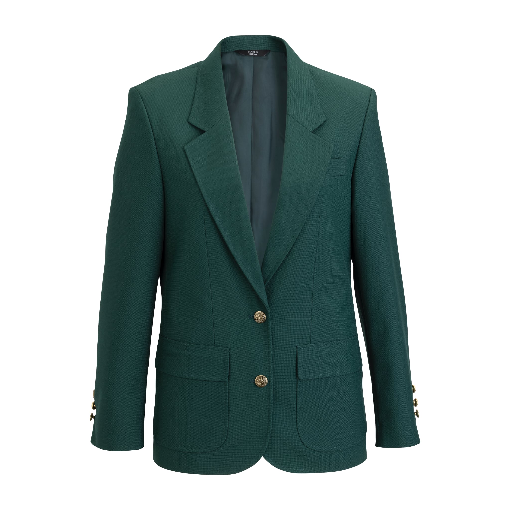 Edwards "Traditional Value" Misses Hunter Green Blazer Jacket