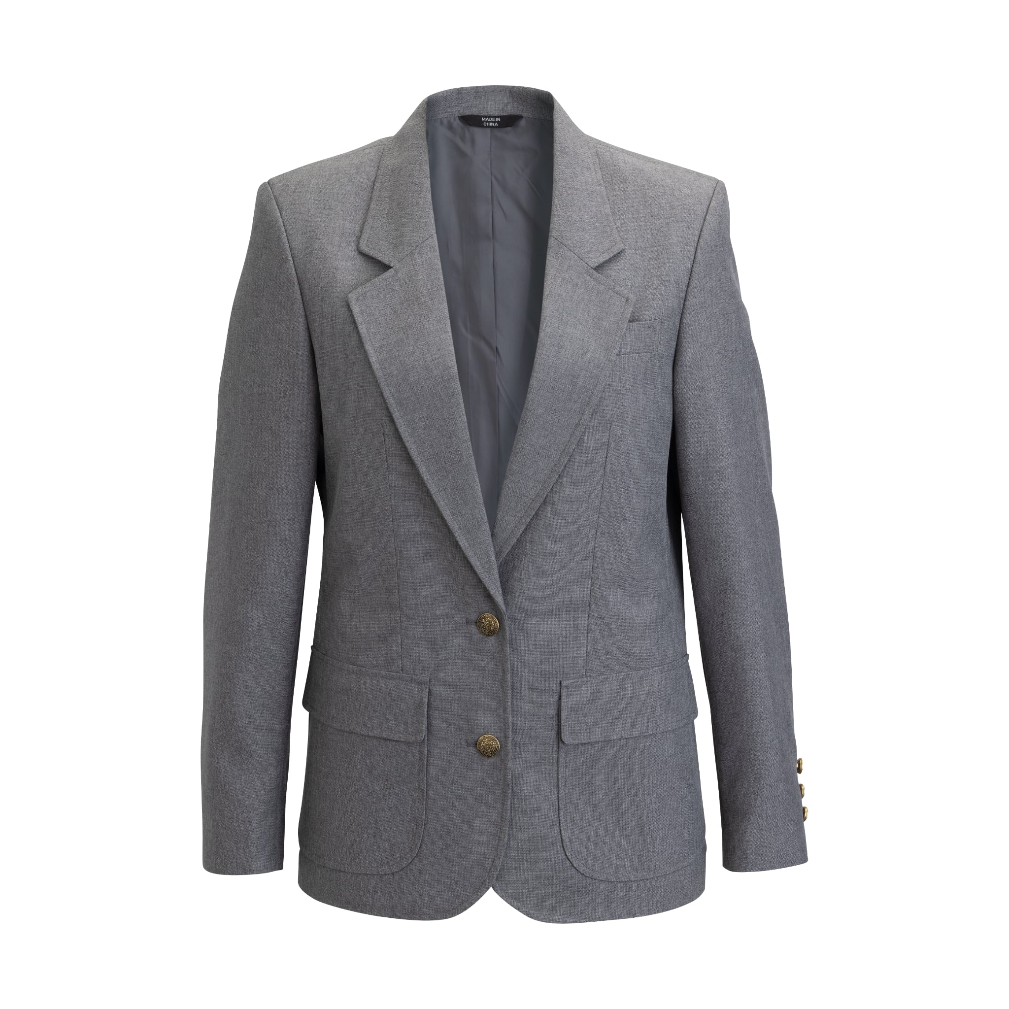 Edwards "Traditional Value" Misses Gray Blazer Jacket